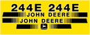 Deere 244E Decal Set