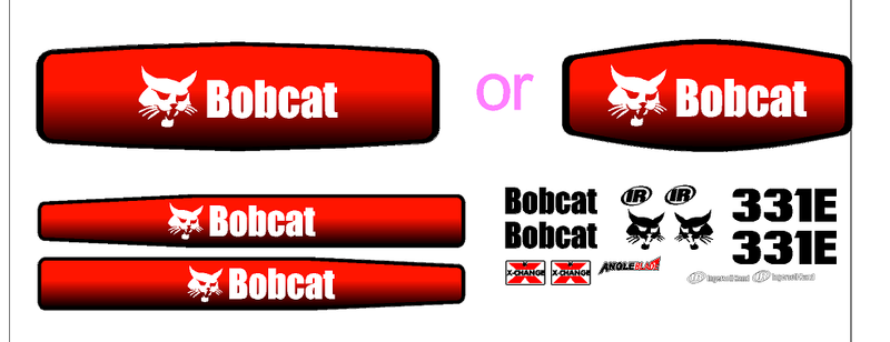 Bobcat 331E Decal Set
