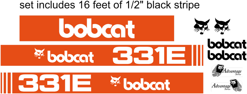 Bobcat 331E Decal Set
