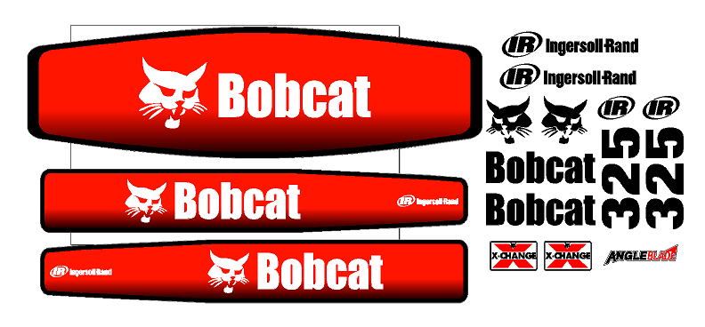 Bobcat 325D Decal Set