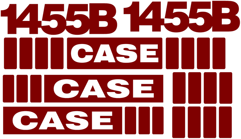 Case 1455B  Decal Set