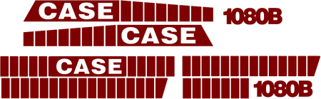 Case 1080B  Decal Set