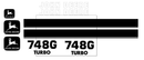 Deere 748G Decal Set