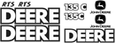 Deere 135C RTS Decal Set