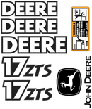 Deere 17ZTS Decal Set