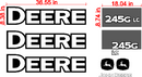 Deere 245G Decal Set