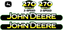 Deere 270 II Decal Set