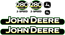 Deere 280 II Decal Set