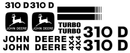 Deere 310D Decal Set