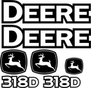 Deere 318D  Decal Set
