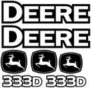 Deere 333D  Decal Set