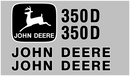Deere 350D Decal Set