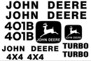 Deere 401B Decal Set