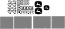 Deere 444J Decal Set