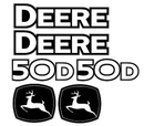 Deere 50D Decal Set