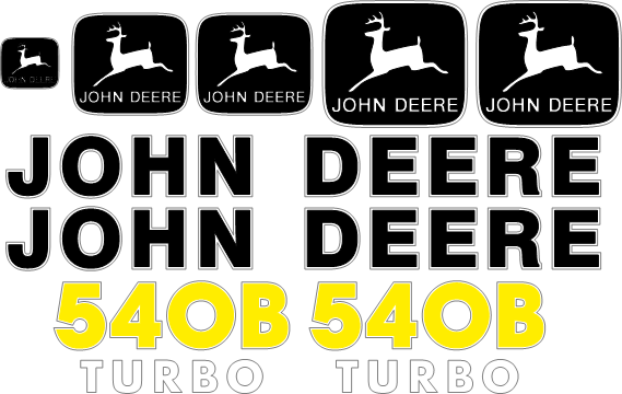 John Deere 757 Decal – OEM Style BJD221, New In Package