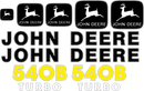 Deere 540B Decal Set