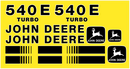 Deere 540E Decal Set