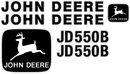 Deere 550B Decal Set