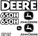 Deere 650H LT Decal Set