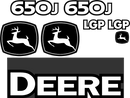 Deere 650J LGP Decal Set