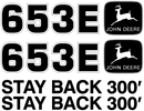 Deere 653E Decal Set