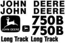 Deere 750B LT Decal Set