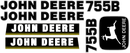 Deere 755B Decal Set