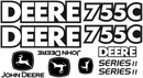 Deere 755C II Decal Set