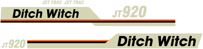 Ditch Witch JT920  Decal Set