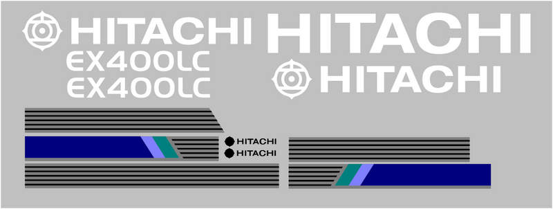 Hitachi EX400 LC Decal Set