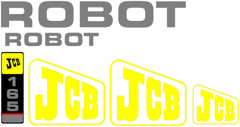JCB ROBOT 165 Decal Set