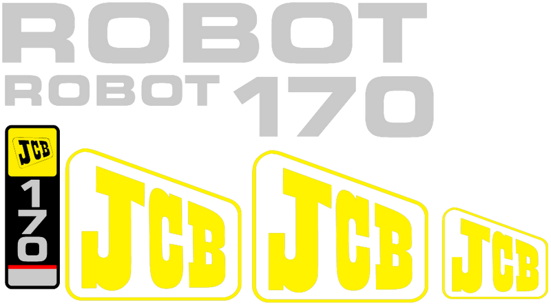 JCB ROBOT 170  Decal Set