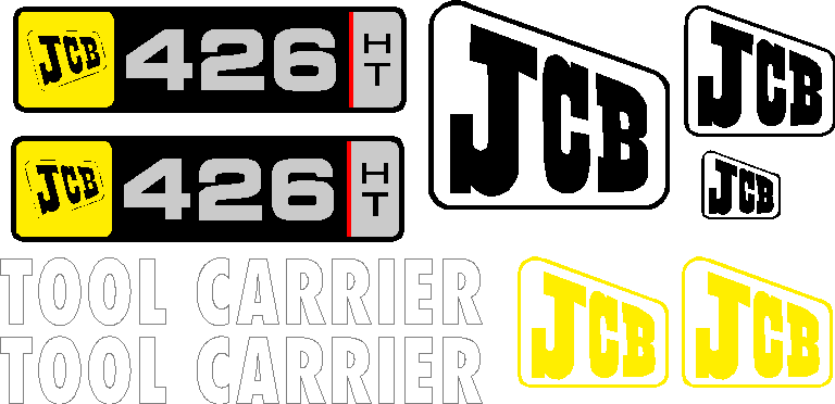 JCB 426HT Decal Set