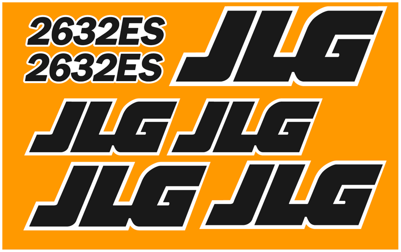 JLG 2632ES Decal Set