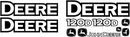 Deere 120D Decal Set