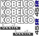 Kobelco SK45SR II Decal Set