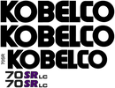 Kobelco SK70SR Decal Set