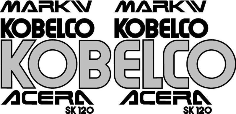 Kobelco SK120 IV Decal Set