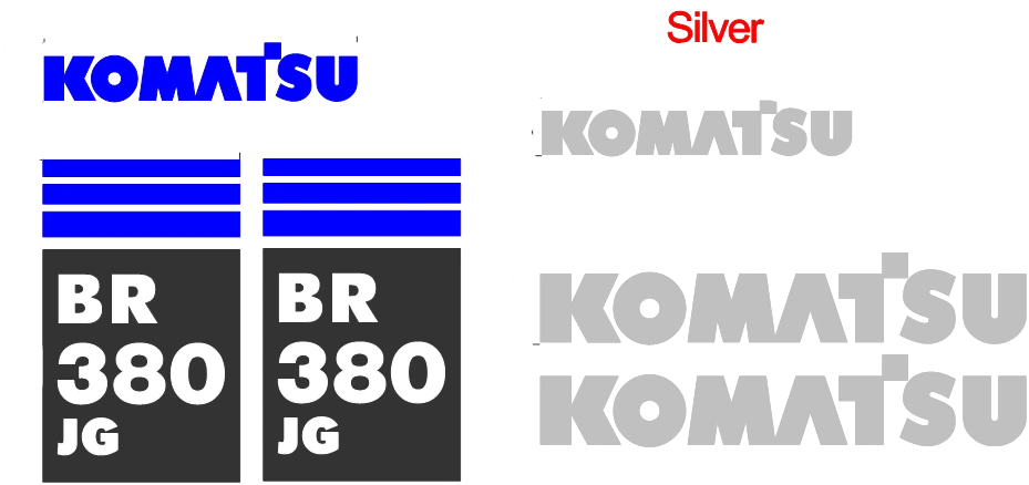 Komatsu Decals