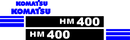 Komatsu HM400-1 Decal Set