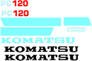 Komatsu PC120-5 Decal Set