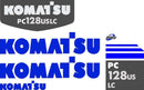 Komatsu PC128US Decal Set