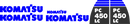 Komatsu PC450 LC-8 Decal Set