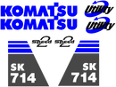 Komatsu SK714-5 Decal Set