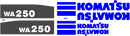 Komatsu WA250-5L Decal Set