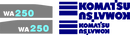 Komatsu WA250-6 Decal Set