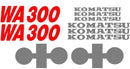 Komatsu WA300-1 Decal Set