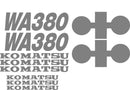 Komatsu WA380-1 Decal Set