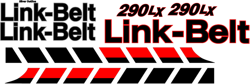Linkbelt 290 LX Decal Set